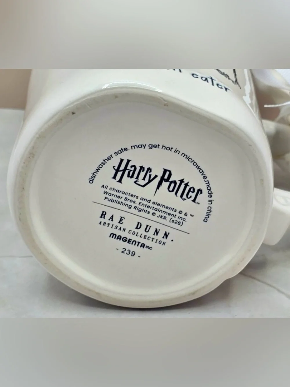 Rae Dunn x Harry Potter Mug w/ Skull Spoon | Death Eater